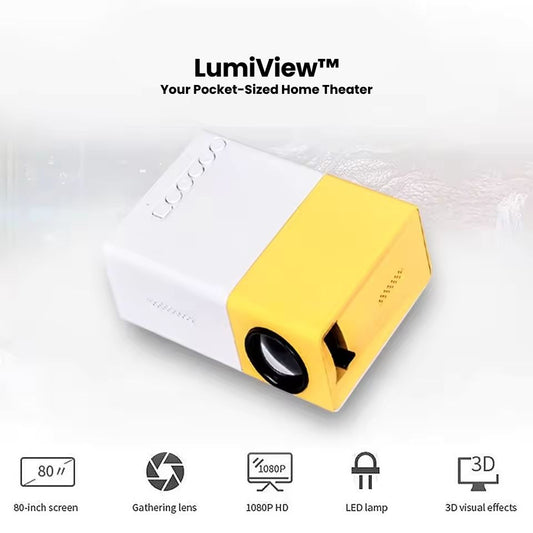LumiView™– Your Pocket-Sized Home Theater