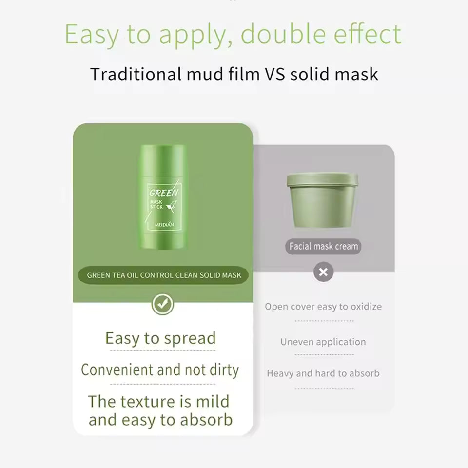 Green Tea Face Mask Stick🌿🌝(BUY 1 GET 1 FREE)